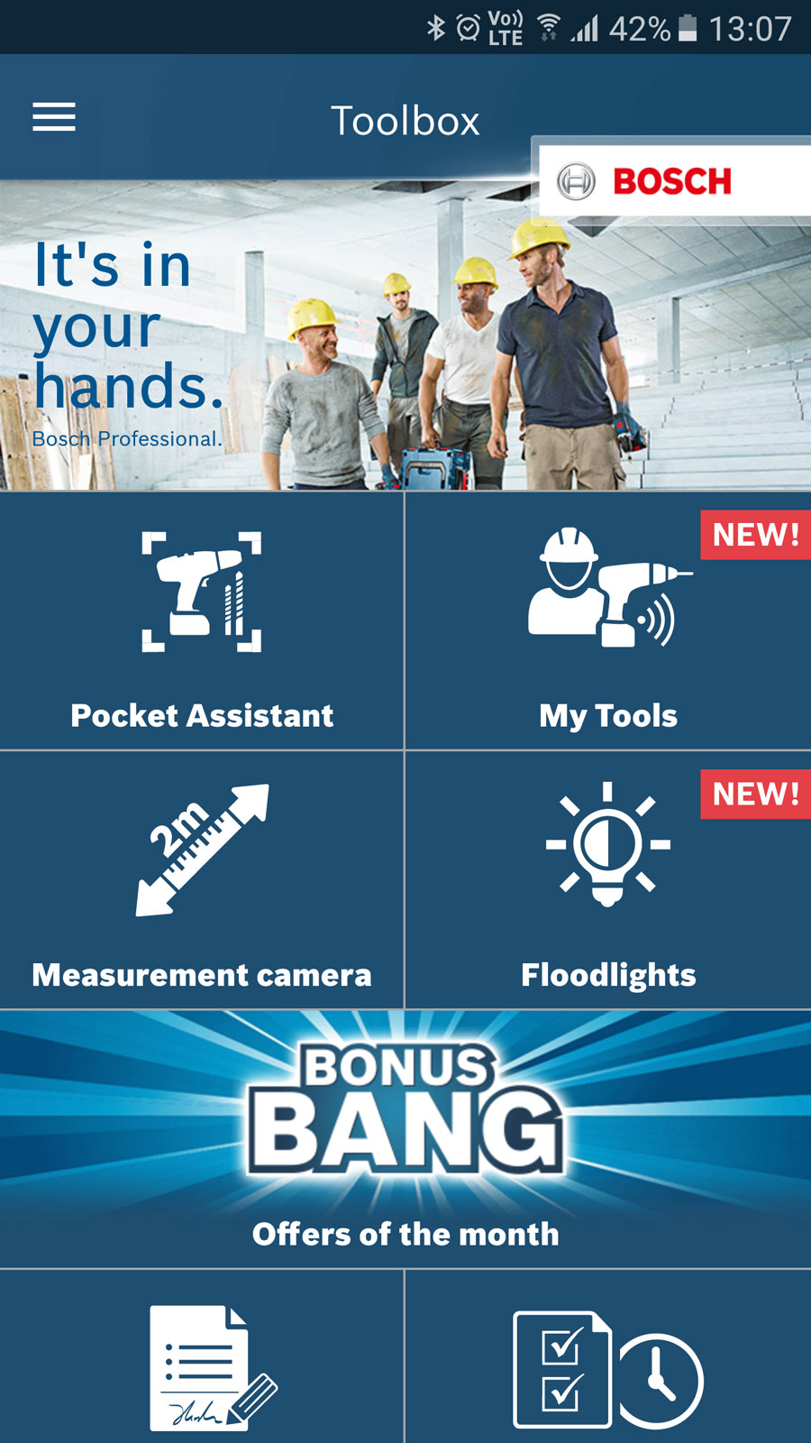 Bosch Toolbox app
